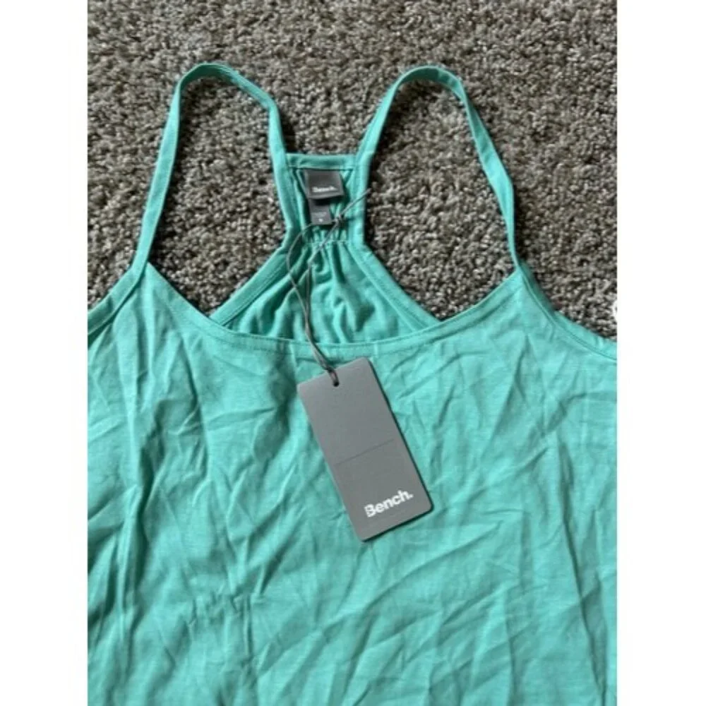 Bench Womens Teal Sleeveless Tank Pull Over Active size Small Casual - Picture 5 of 15